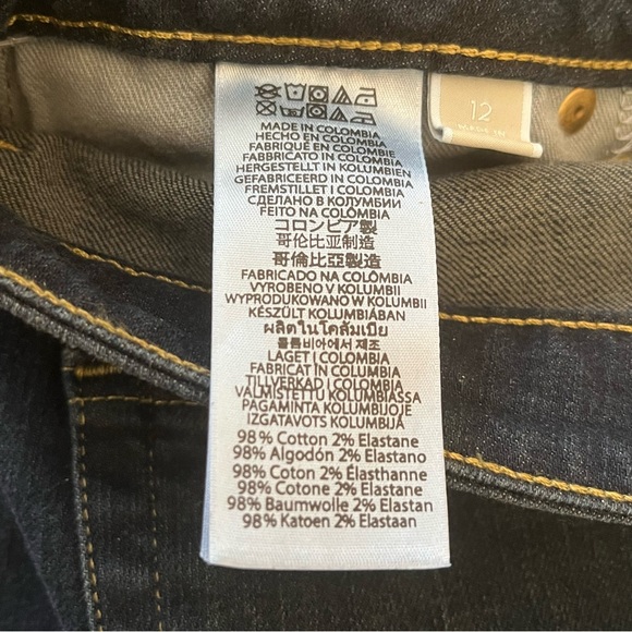 MICHAEL Michael Kors STELLAR WASH CROPPED JEANS Sz 12 - Picture 6 of 12